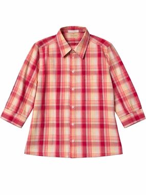 Christopher & Banks XL Plaid Button Down Shirt 100% Cotton